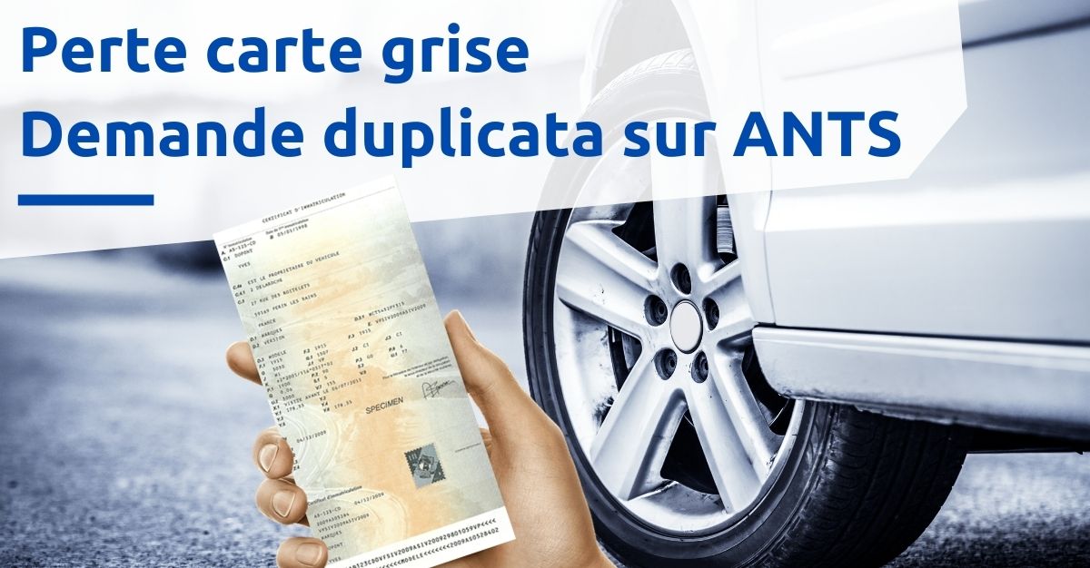 Ants Gouv Carte Grise Changement Dadresse